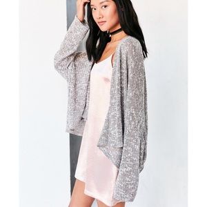 BDG textured dolman cardigan